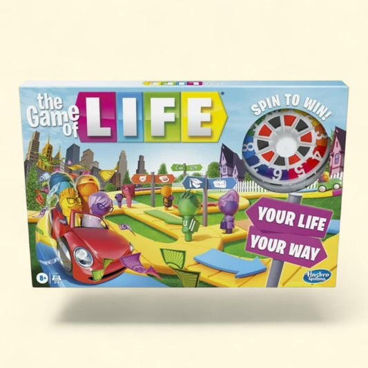 Hasbro The Game of Life, Family Board Game, Ages 8+, 6 Colors