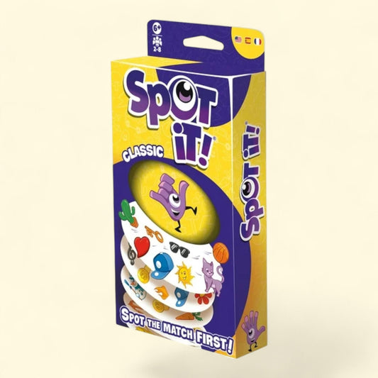 Asmodee Spot It! Classic Eco Refresh Family Card Game, Ages 6+, 1 Count