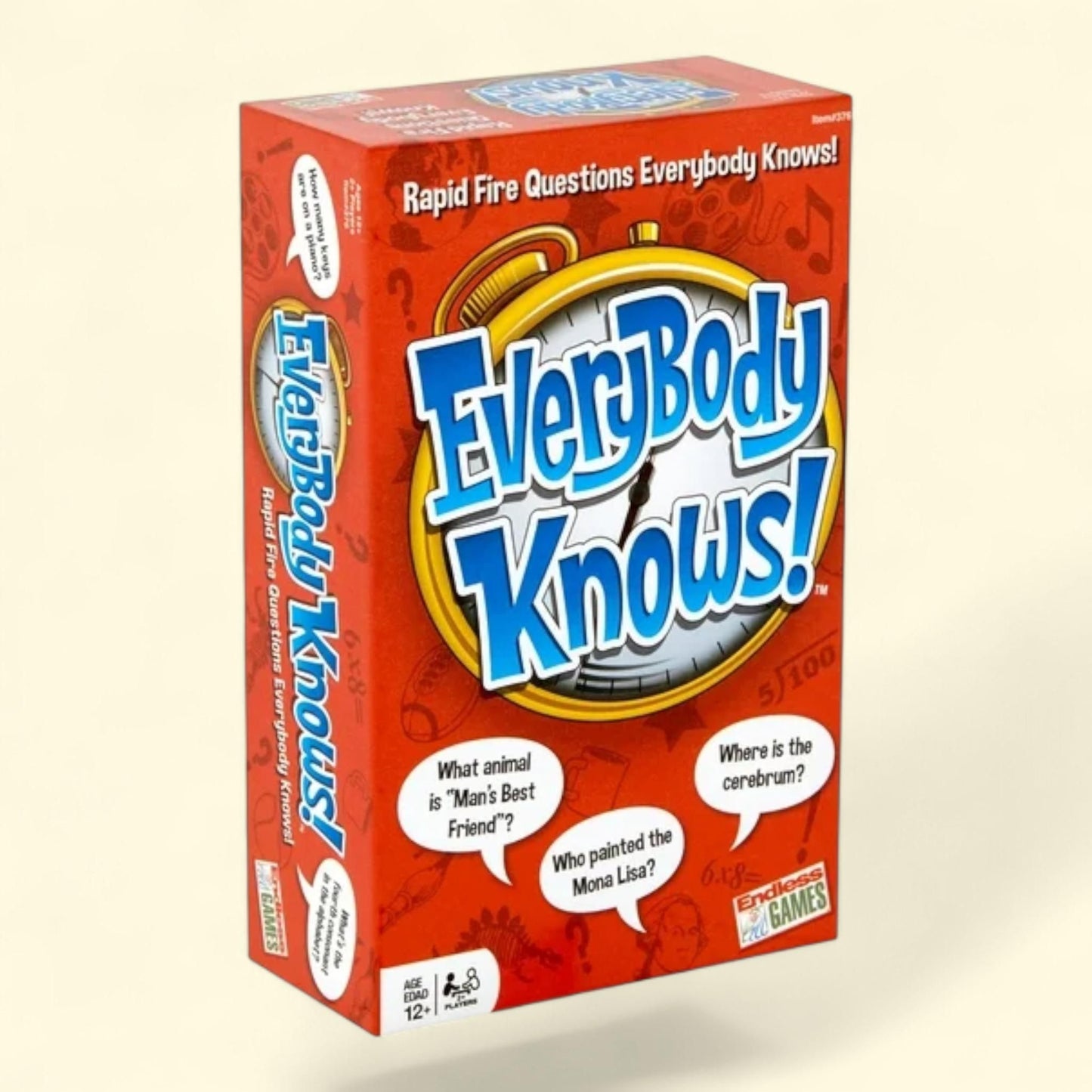 Endless Games Everybody Knows! Card Game, Age 12+