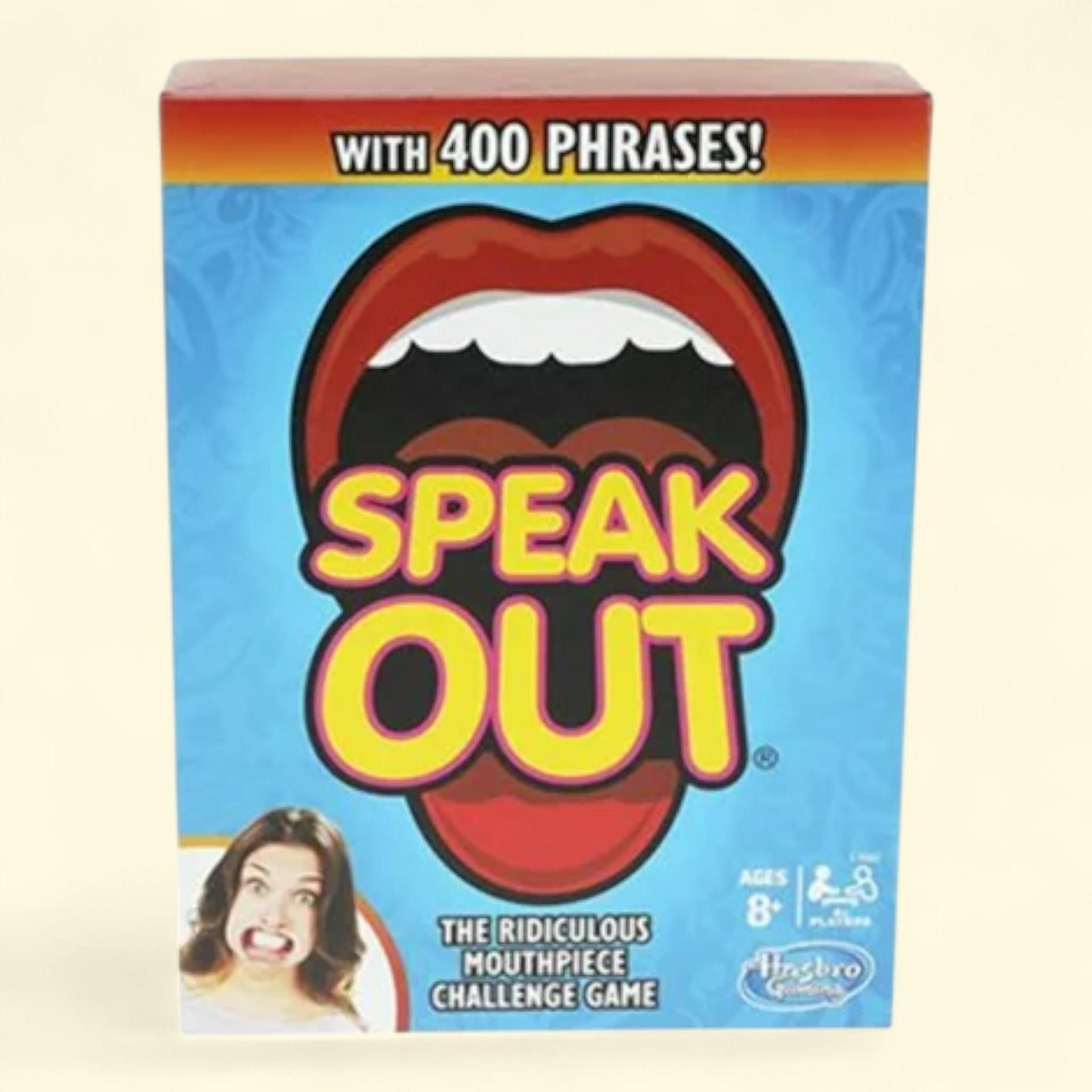 Speak Out Game Mouthpiece Challenge, Kids Ages 8 and Up, 4+ Players