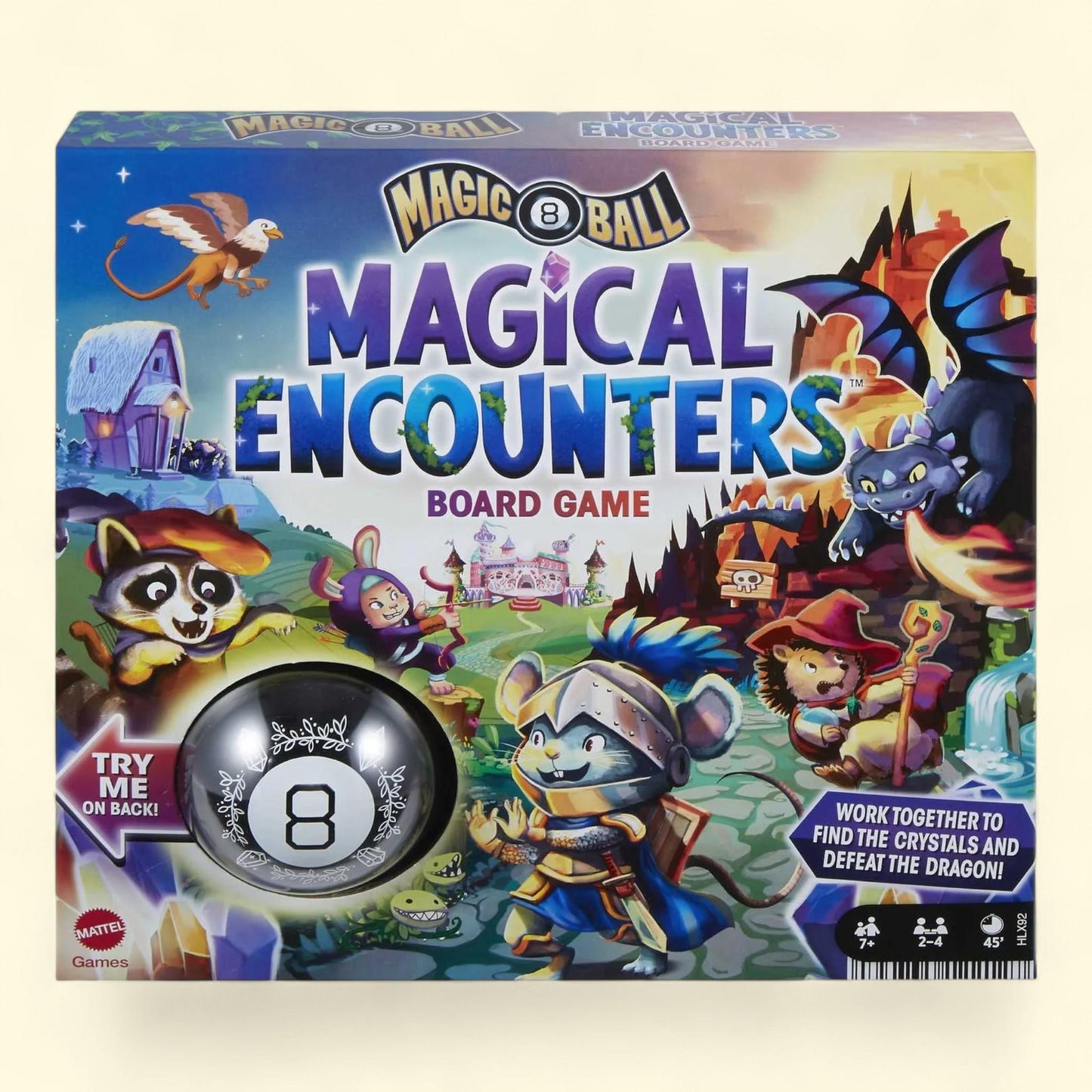 Magic 8 Ball Magical Encounters Board Game, Kids, Cooperative Family Game, 1 count
