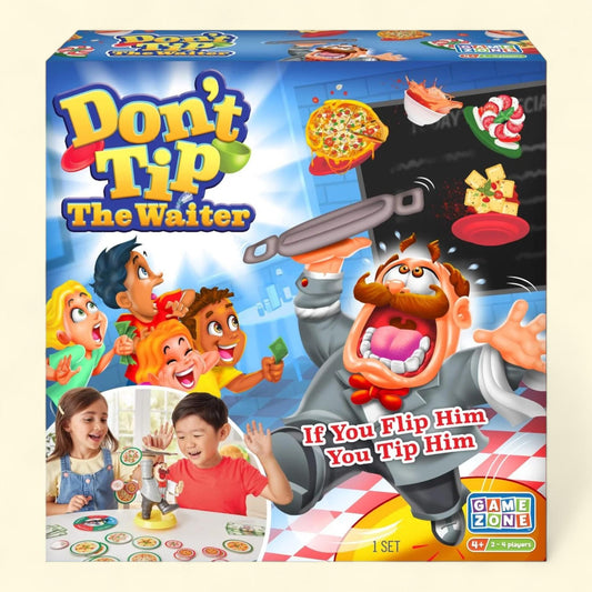 Game Zone Don’t Tip the Waiter, 2-4 Players, Ages 4+