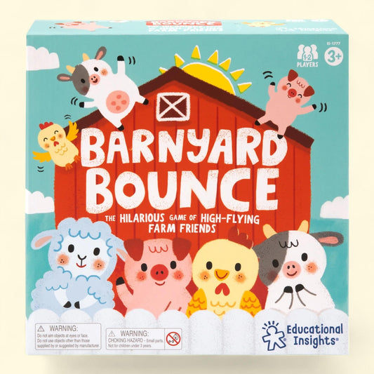 Educational Insights Barnyard Bounce Game, Preschool Memory & Matching Game, Ages 3+
