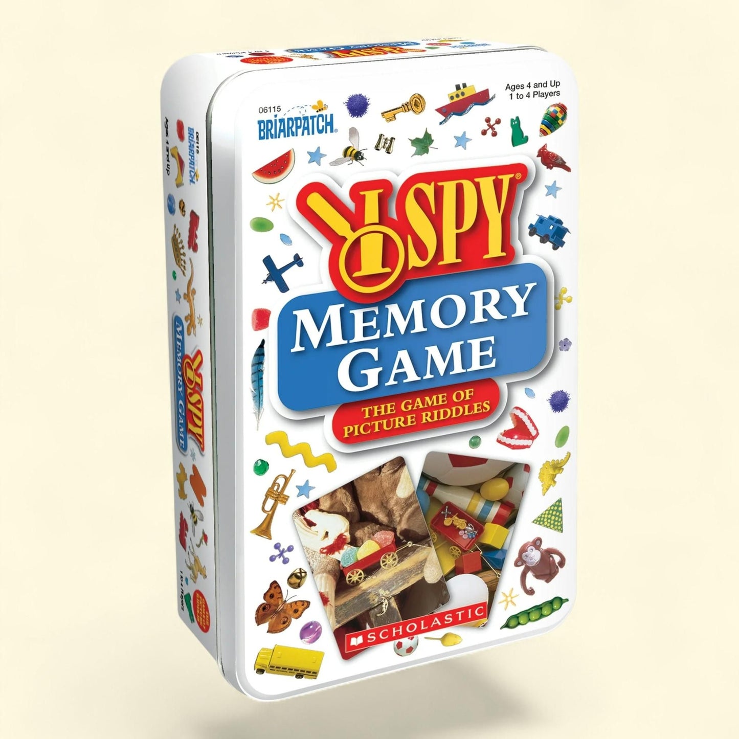 Briarpatch I Spy Memory Game, Tin, Card Game, 1 count