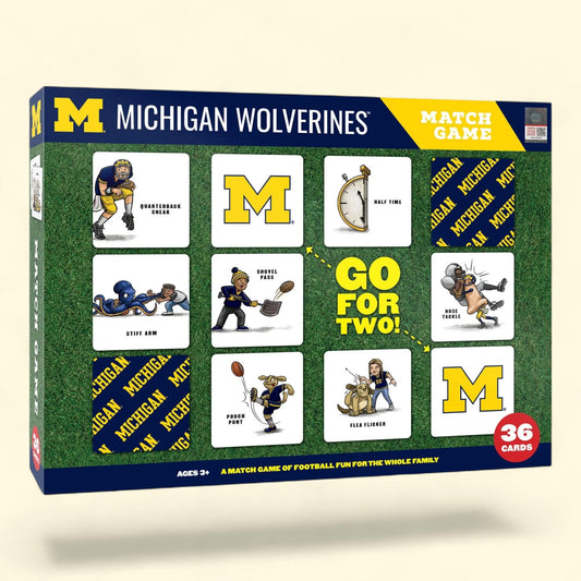 YouTheFan NCAA Michigan Wolverines Memory Match Game, 1 count