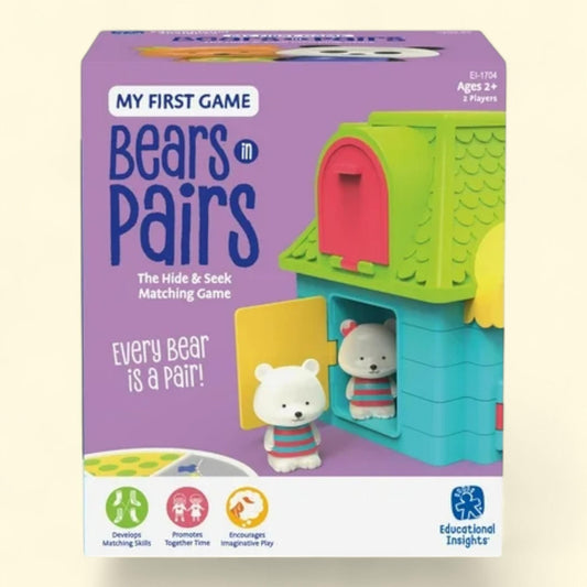 Educational Insights Bears in Pairs Memory and Matching Game, Ages 2+