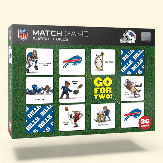 Buffalo Bills Memory Match Game, 1 count