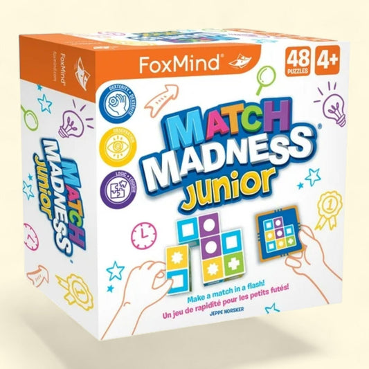 FoxMind Match Madness Junior, 48 Challenge Cards, Ages 4+