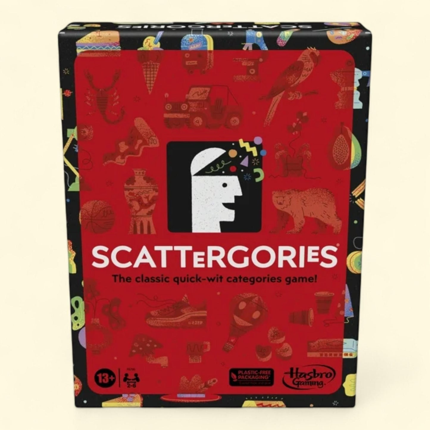 Scattergories Game, Party Game for Adults and Teens Ages 13 and up, Classic, Full Size