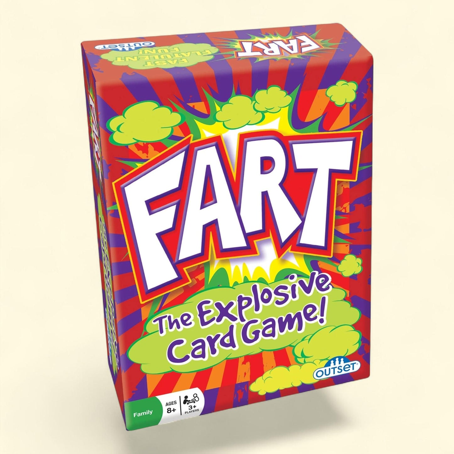 Outset Media Fart - The Explosive Card Game, Ages 8+, 3+ Players