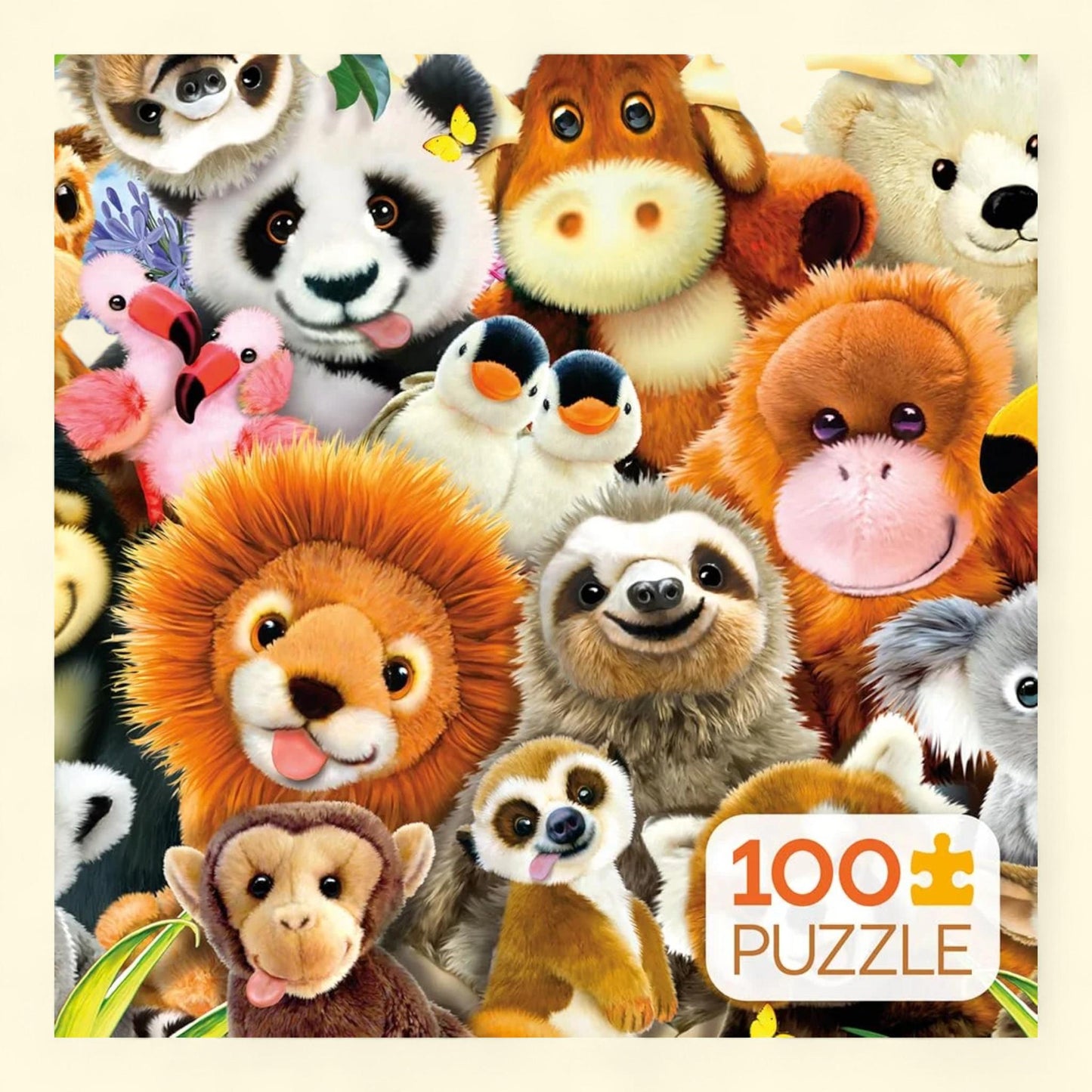 Ceaco Plushie Parade Jigsaw Puzzle, 100 Piece