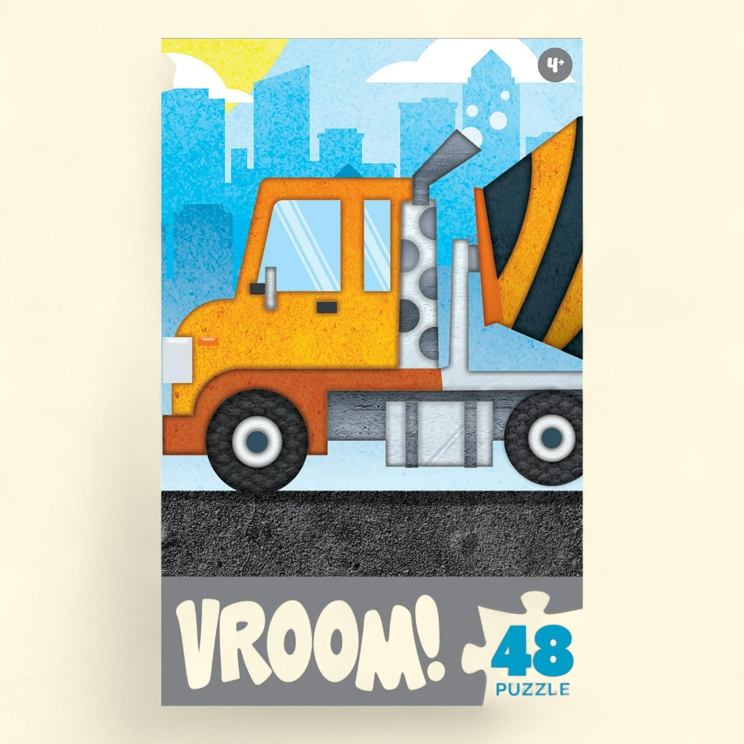 Vroom! Interlocking Jigsaw Puzzle, 48 Pieces