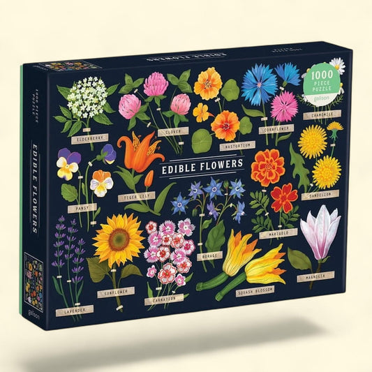 Galison Puzzle, Edible Flowers 1000 Piece