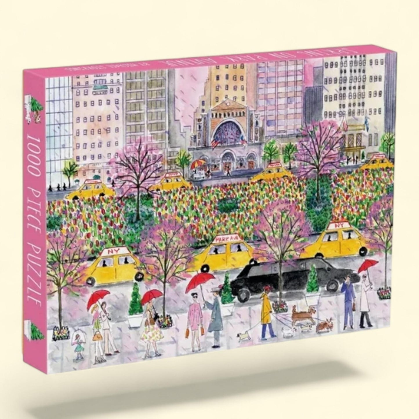 Galison Michael Storrings Spring on Park Avenue 1000 Piece Jigsaw Puzzle