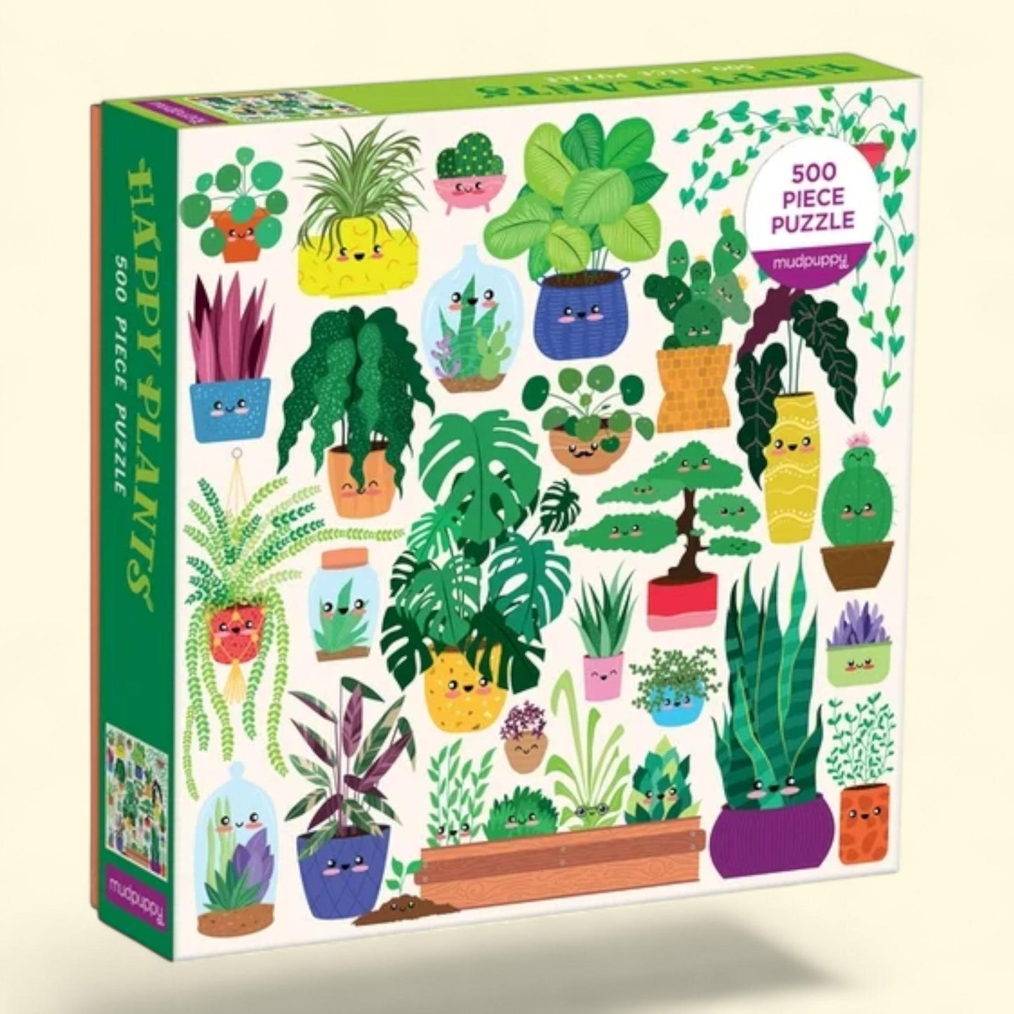 Happy Plants Family Puzzle, 500 Piece
