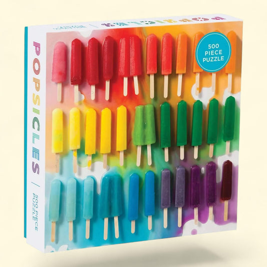Galison - Rainbow Popsicles - 500 Piece Jigsaw Puzzle