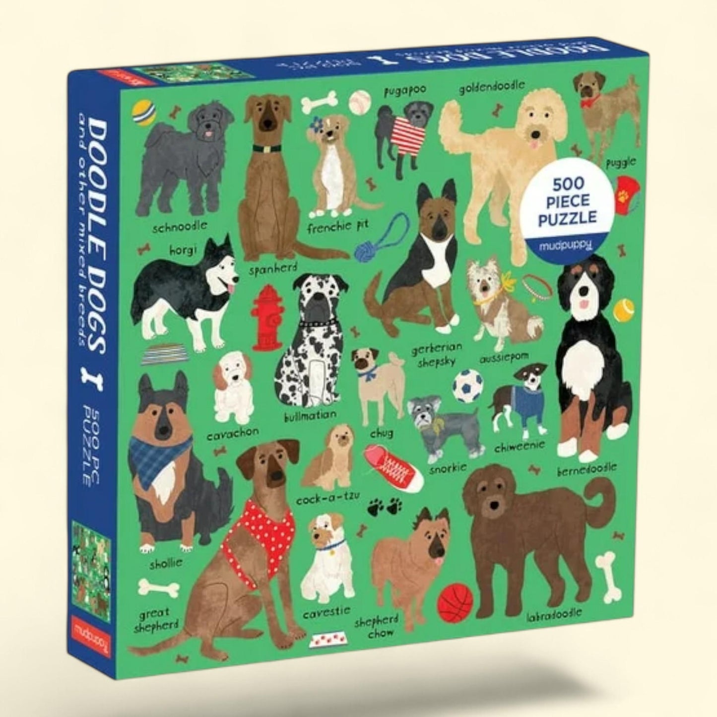 Mudpuppy Doodle Dog & Mixed Breeds 500 Piece Jigsaw Puzzle