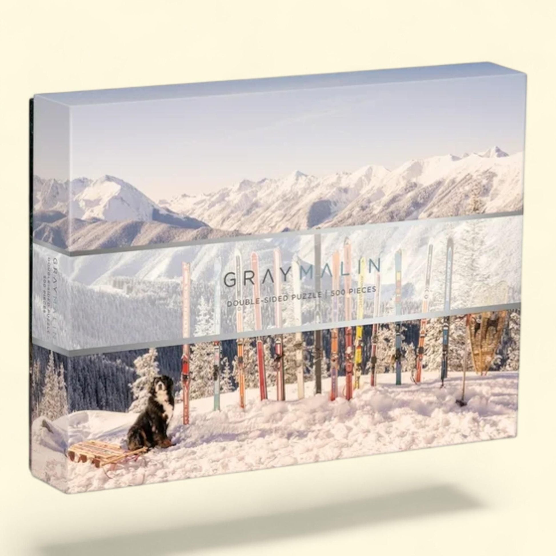 Gray Malin Puzzle, Winter Holiday 500 Piece, Double Sided — authentic US product shipped worldwide by Treatspree