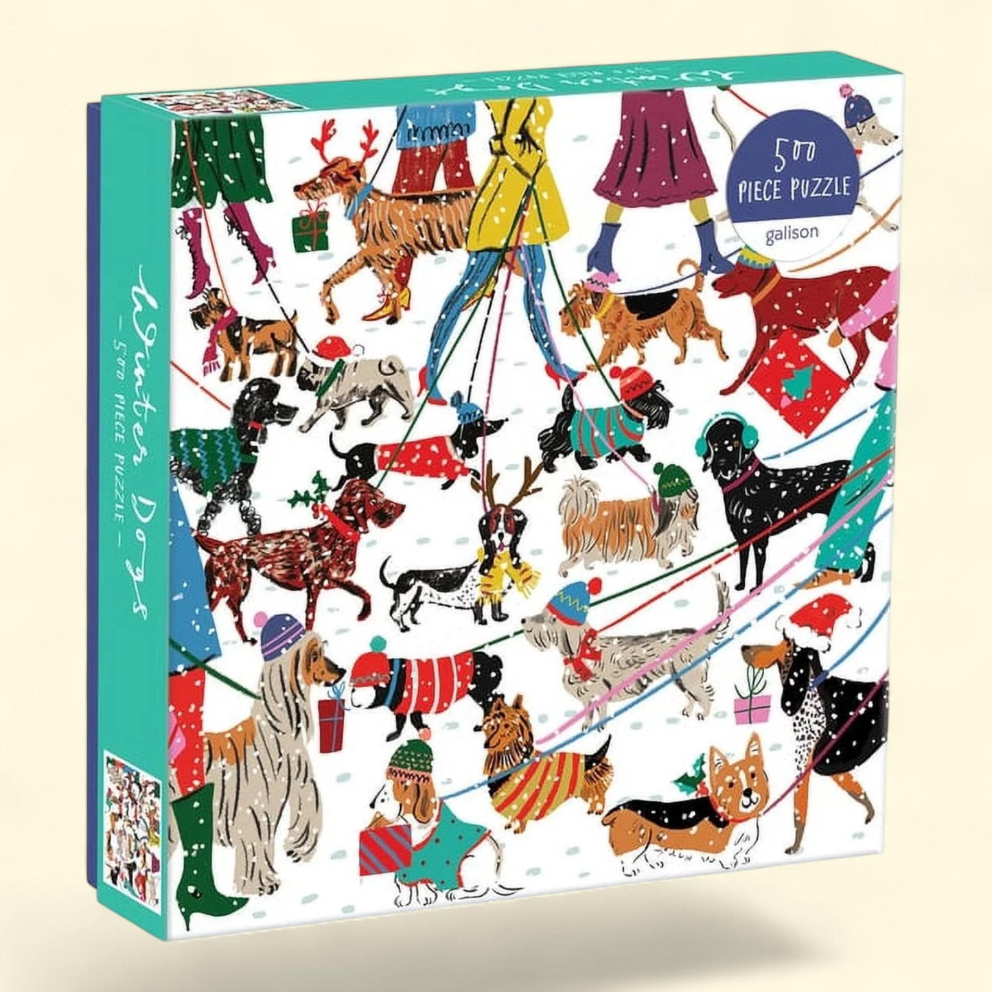 Winter Dogs Puzzle, 500 Pieces