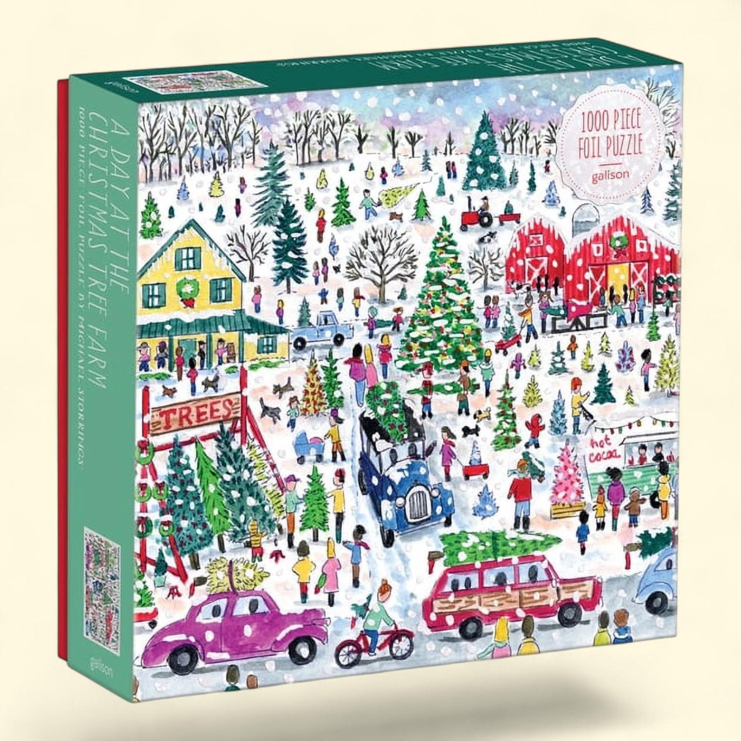 Michael Storrings Christmas Tree Farm 1000 Piece Puzzle