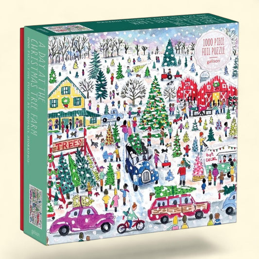 Michael Storrings Christmas Tree Farm 1000 Piece Puzzle