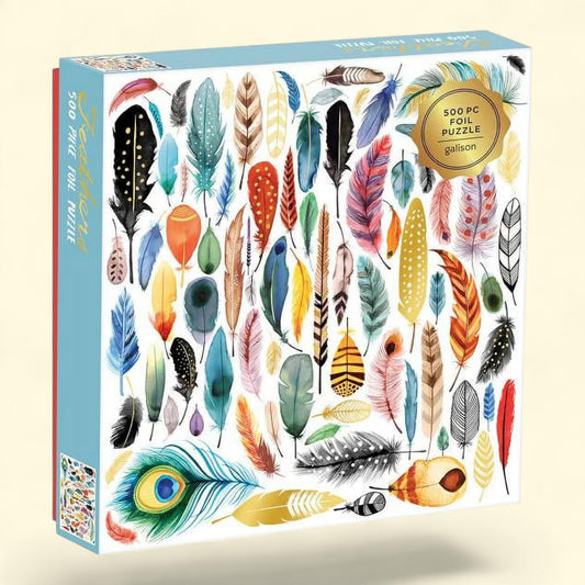 Galison Feathers 500 Piece Jigsaw Puzzle