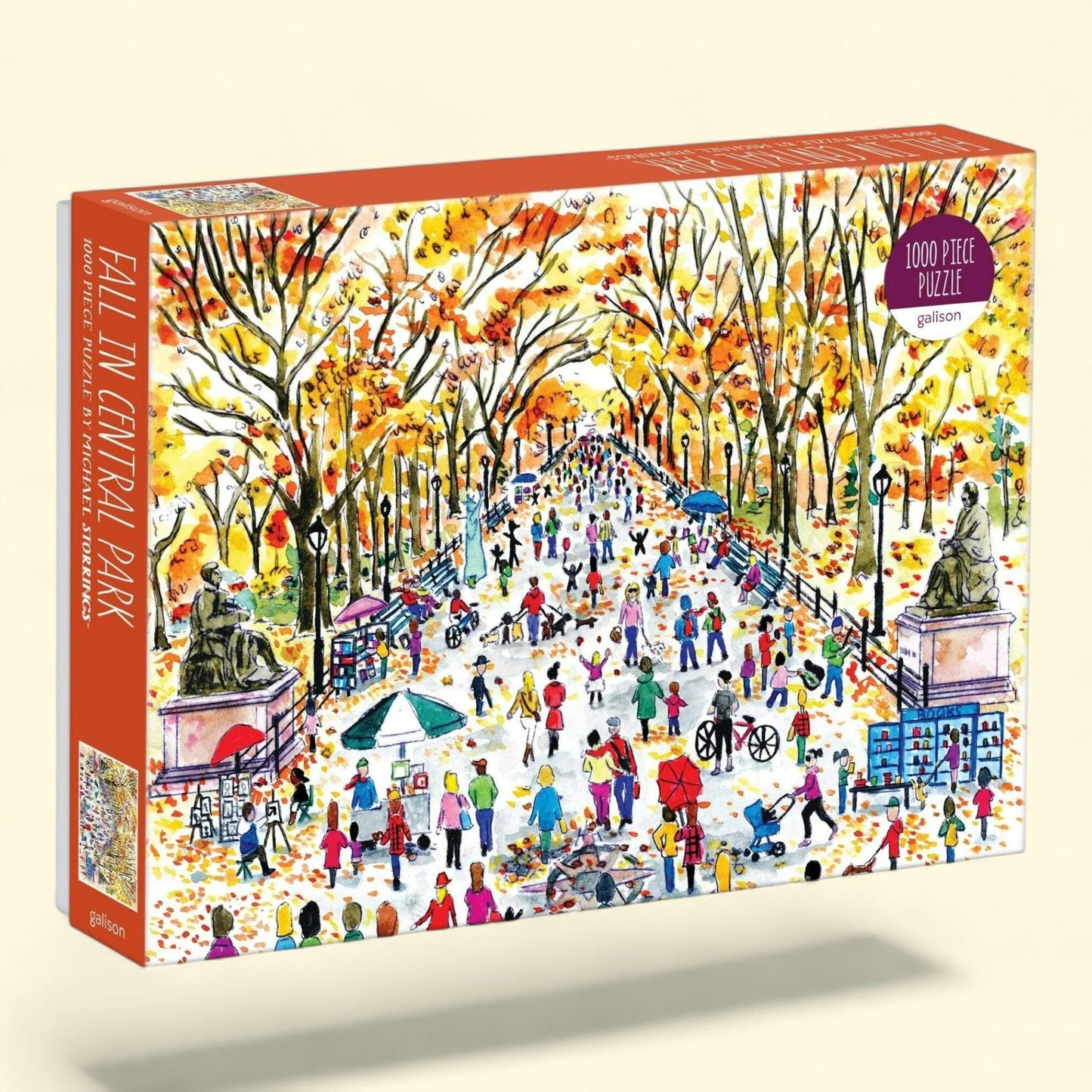 Michael Storrings Fall in Central Park 1000 Piece Puzzle
