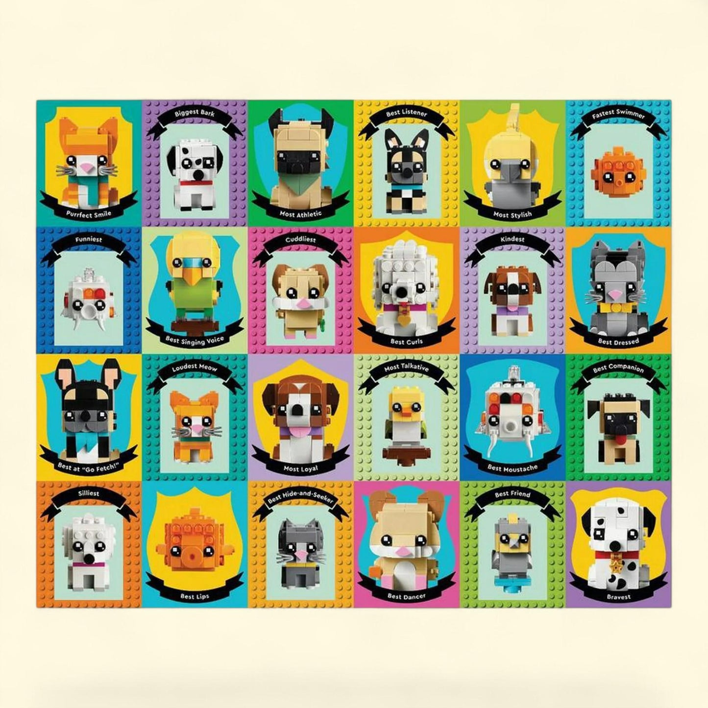 LEGO Pet Pals 1000-Piece Puzzle