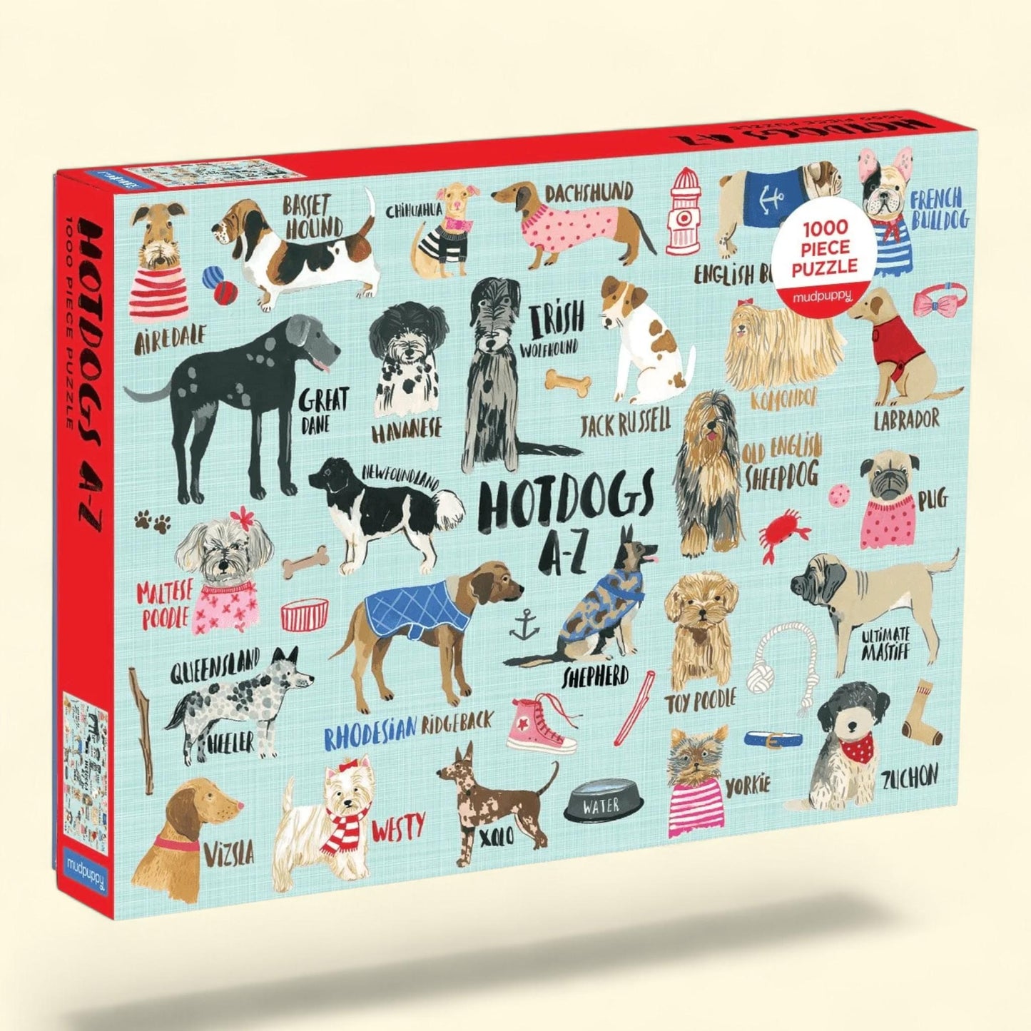 Hot Dogs A-Z 1000 Piece Puzzle