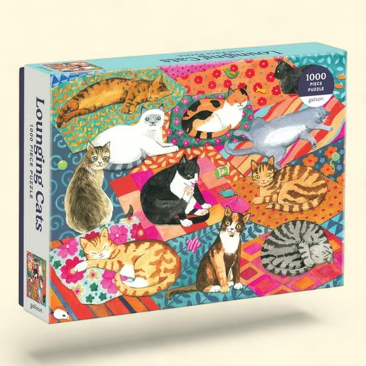 Lounging Cats Puzzle, 1000 Piece