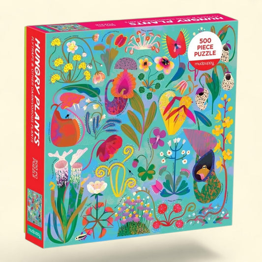 Hungry Plants Family Puzzle, 500 Piece