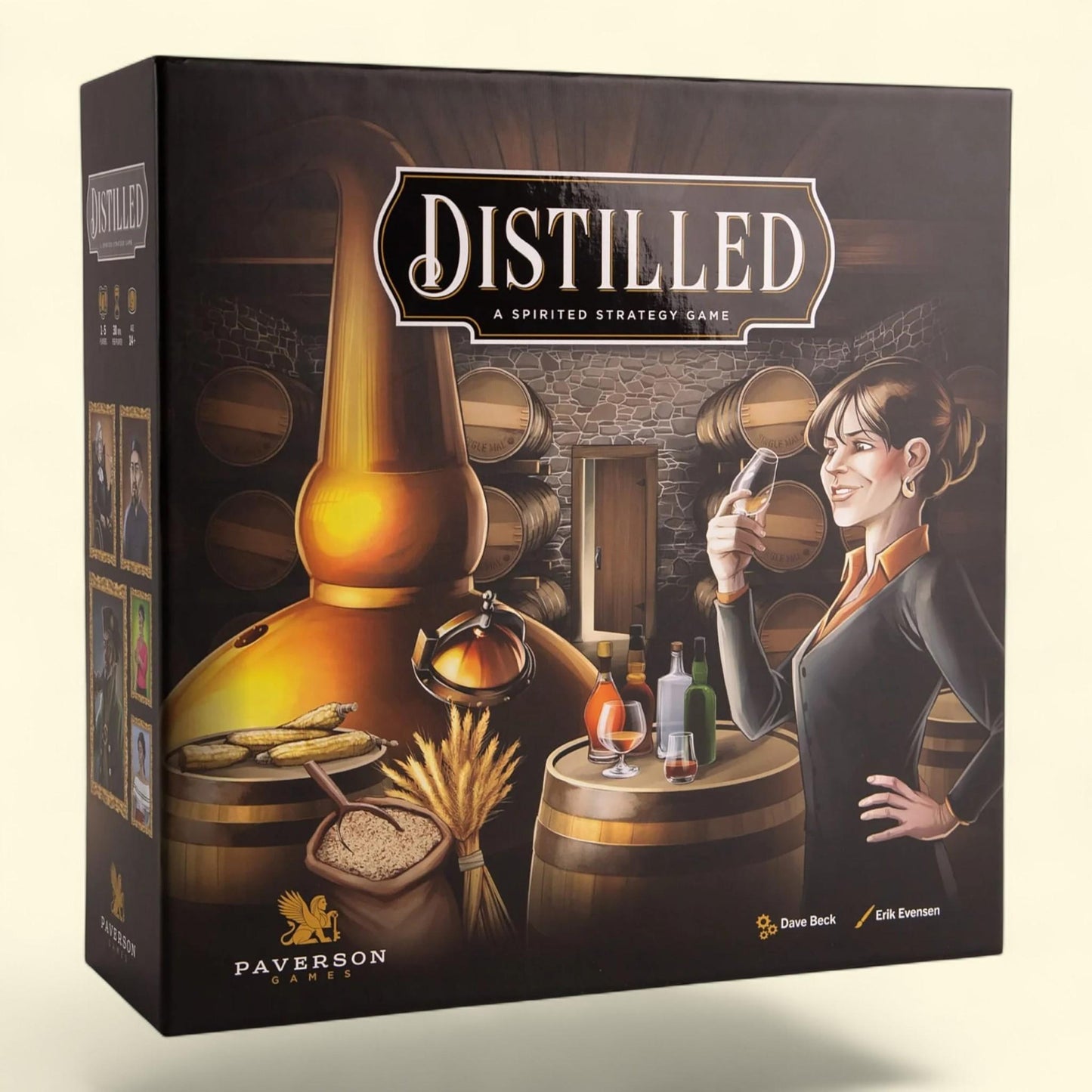 Paverson Games, Distilled: A Spirited Strategy Game, 30 Minute Game Play, 1 count