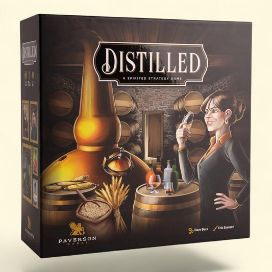 Paverson Games, Distilled: A Spirited Strategy Game, 30 Minute Game Play, 1 count