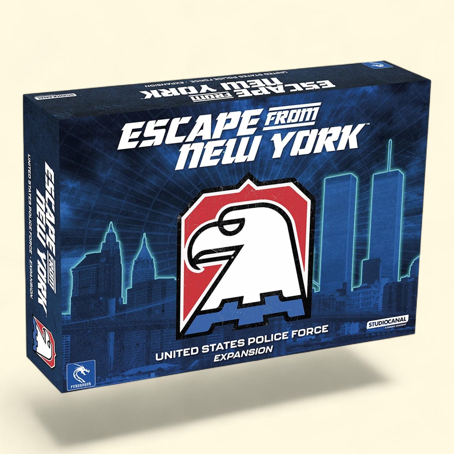 Pendragon Studios: Escape from New York US Police Forces Expansion Hero Strategy Board Game, Ages 14+, 1-5 players, 60 min.