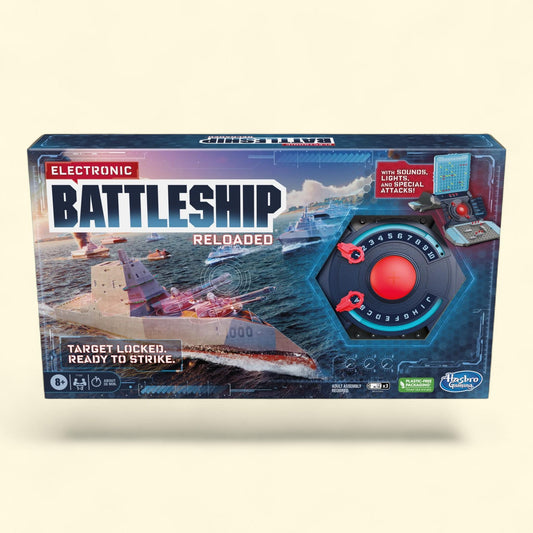 Electronic Battleship Reloaded Board Game, 1-2 Players, Ages 8+