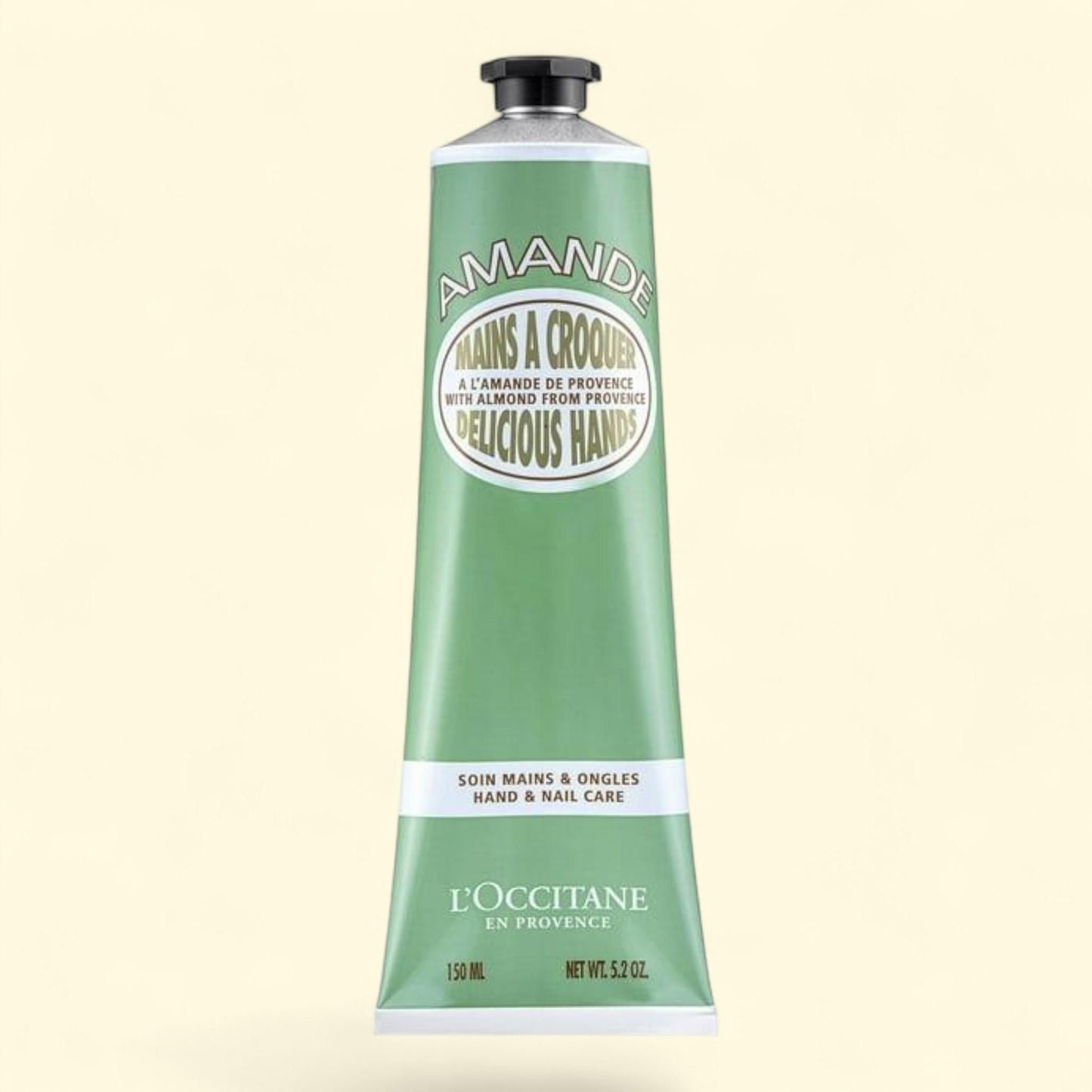 L'Occitane Almond Delicious Hands Cream, 5.2 oz. — authentic US product shipped worldwide by Treatspree