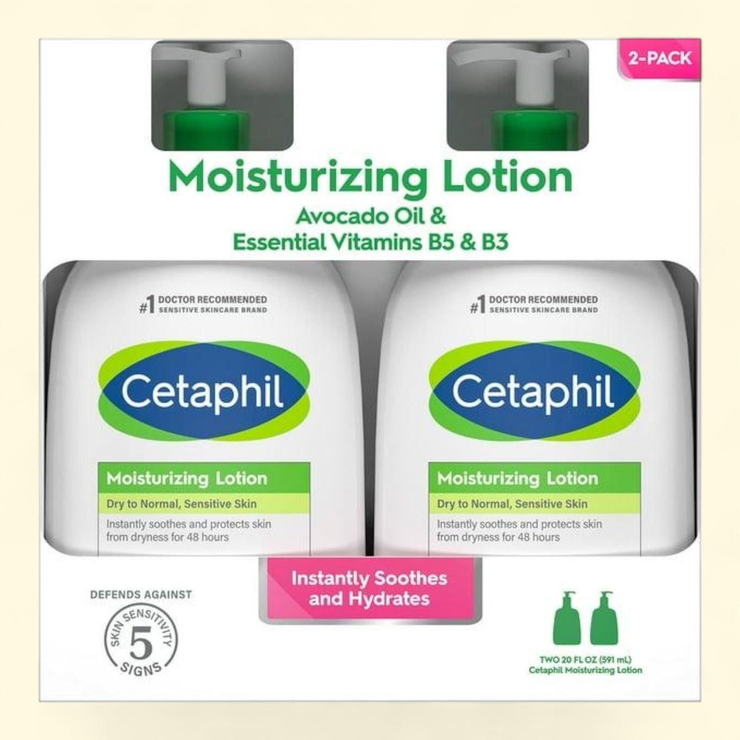 Cetaphil Moisturizing Lotion, 20 fl. oz. — authentic US product shipped worldwide by Treatspree