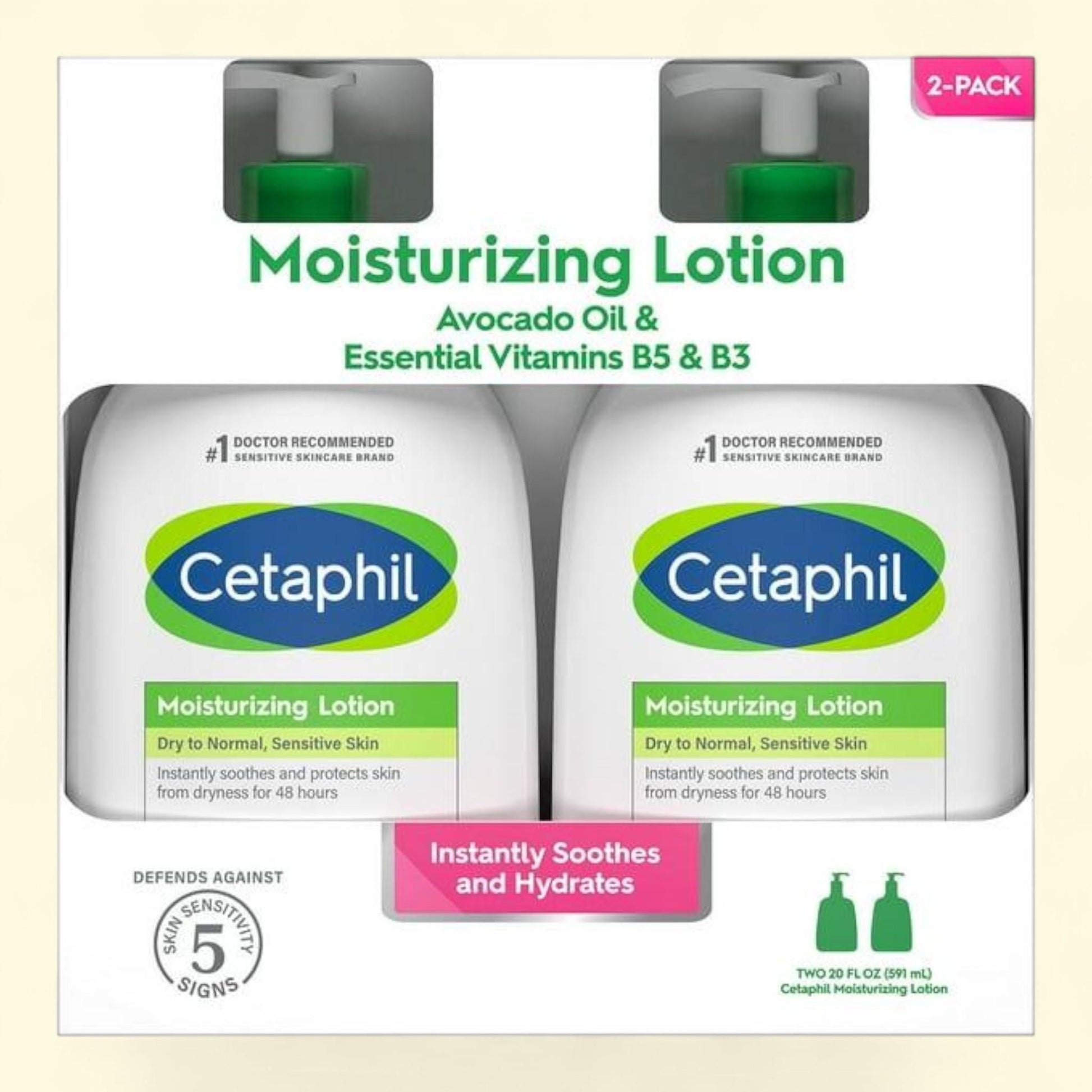 Cetaphil Moisturizing Lotion, 20 fl. oz. — authentic US product shipped worldwide by Treatspree