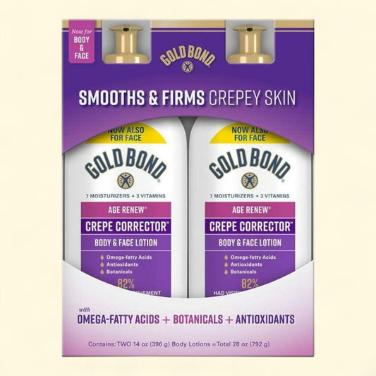 Lotion correctrice anti-rides Gold Bond Age Renew, 400 ml (lot de 2)