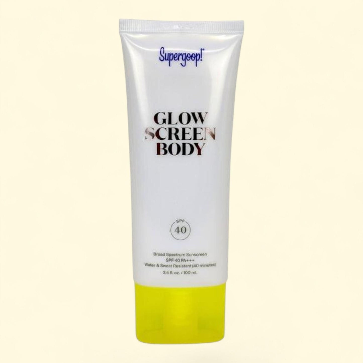 Supergoop Glowscreen Body, 3.4 oz. — authentic US product shipped worldwide by Treatspree