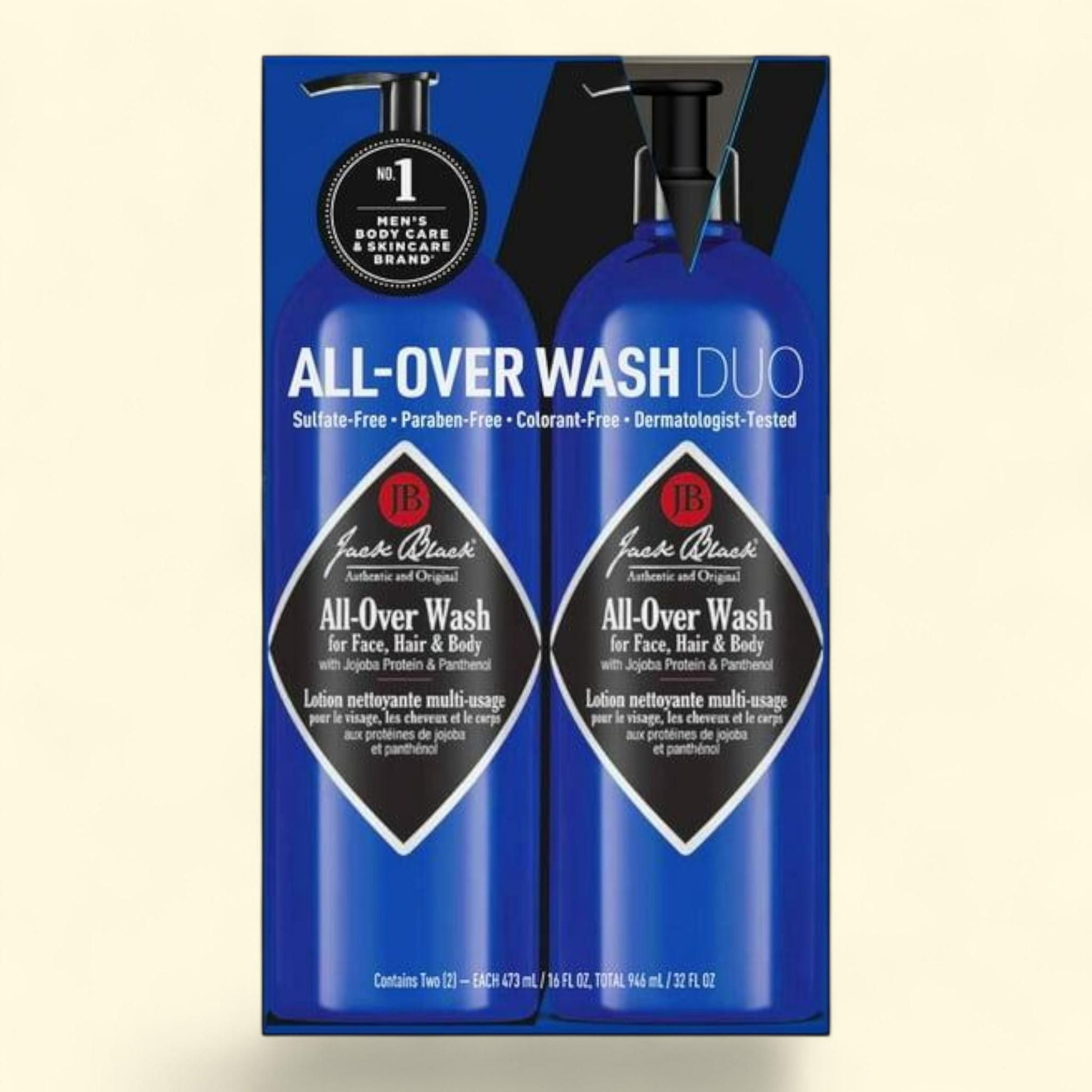 Jack Black All-Over Body Wash, 16 fl. oz. — authentic US product shipped worldwide by Treatspree