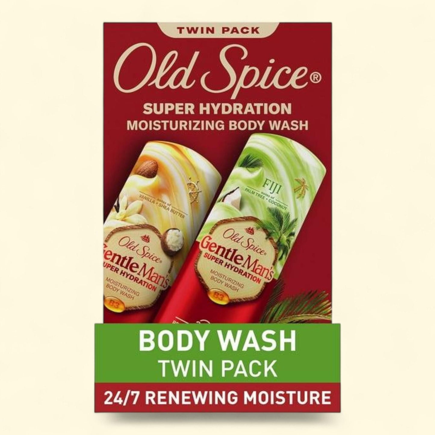 Old Spice Gentle Man's Super Hydration Body Wash, 20 fl. oz.