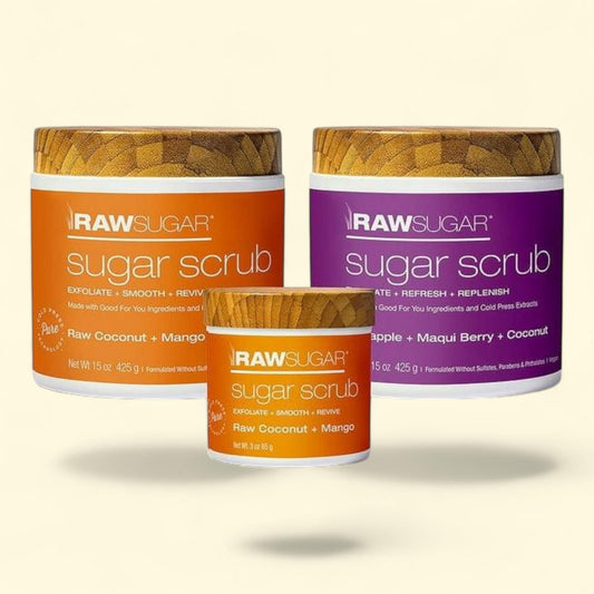 Raw Sugar Sugar Scrub Set, 2 pack