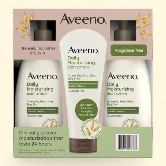 Aveeno Daily Moisturizing Body Lotion, Set