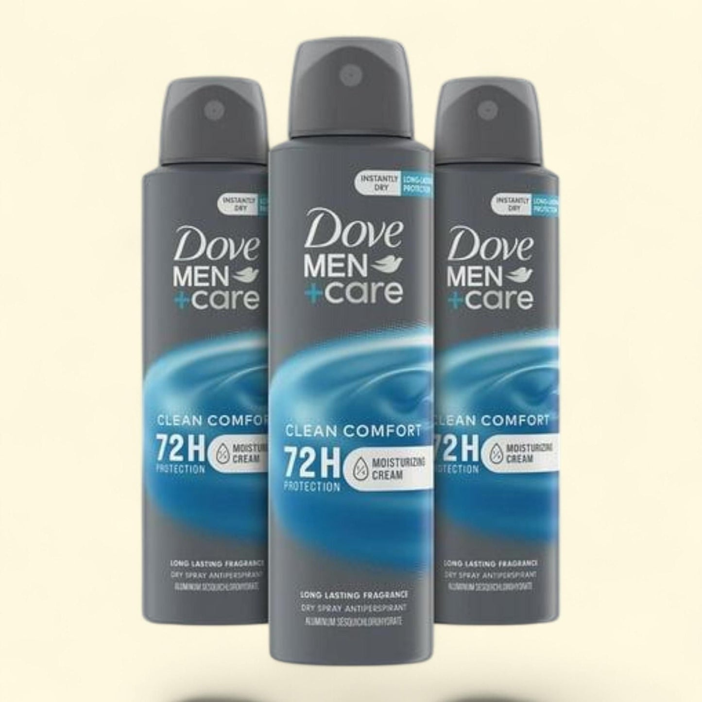 Dove Men's+Care Clean Comfort Antiperspirant Deodorant Dry Spray, 3.8 oz., 3 pk.