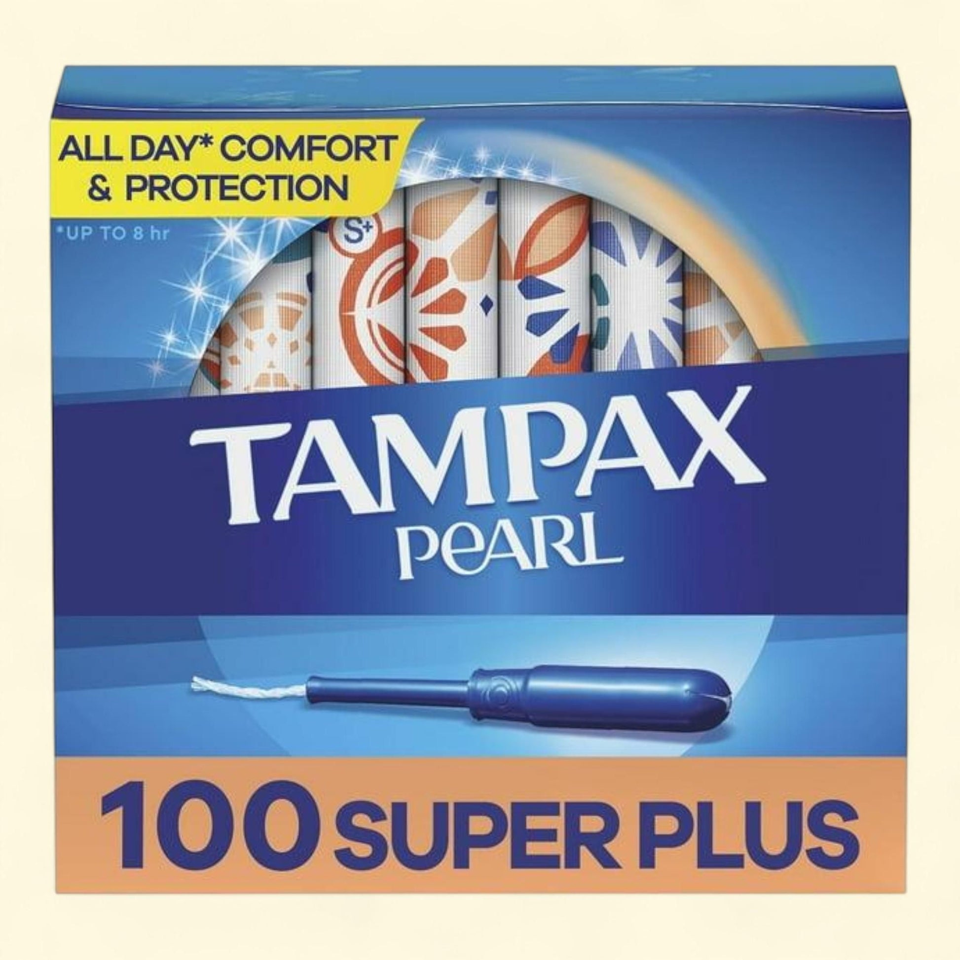Tampax Pearl Super Plus, 50 ct. — authentic US product shipped worldwide by Treatspree
