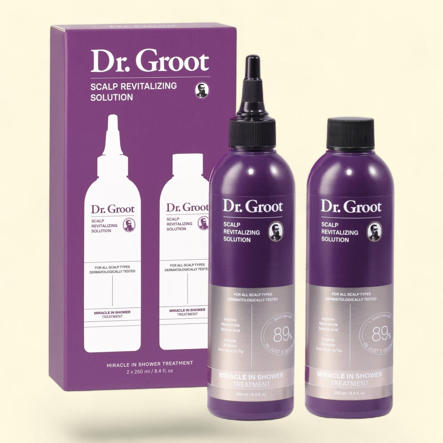 Dr. Groot Scalp Revitalizing Solution, 8.4 fl oz, 2-pack — authentic US product shipped worldwide by Treatspree