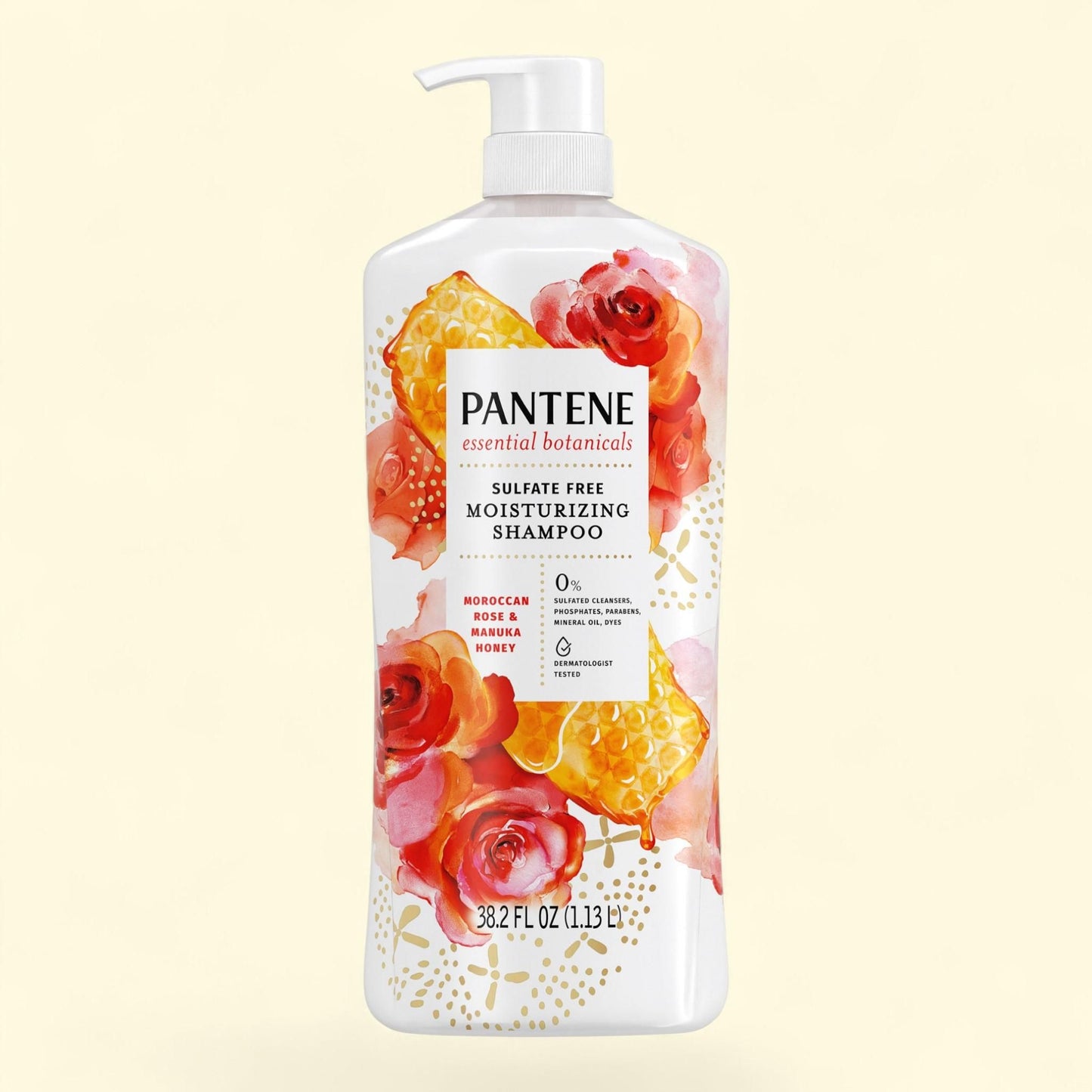 Pantene Essential Botanicals Shampoo, 38.2 fl oz