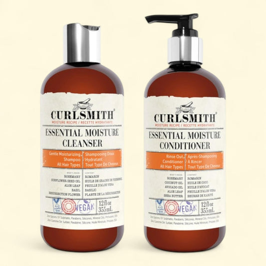 Curlsmith Essential Moisture Cleanser & Conditioner Set, 12 fl oz