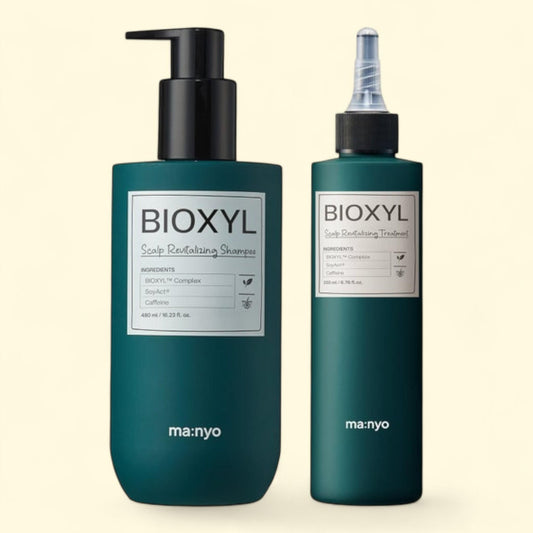 ma:nyo BIOXYL Scalp Revitalizing Shampoo, 16.23 fl. oz & Treatment, 6.76 fl oz